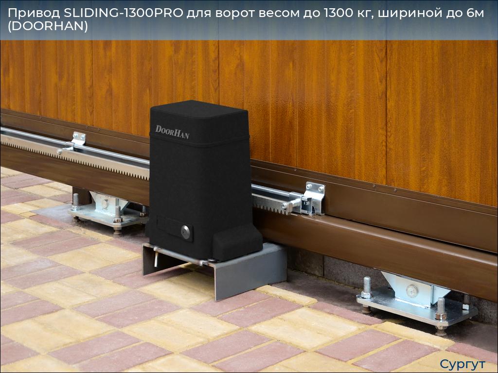Привод SLIDING-1300PRO для ворот весом до 1300 кг, шириной до 6м (DOORHAN), surgut.doorhan.ru