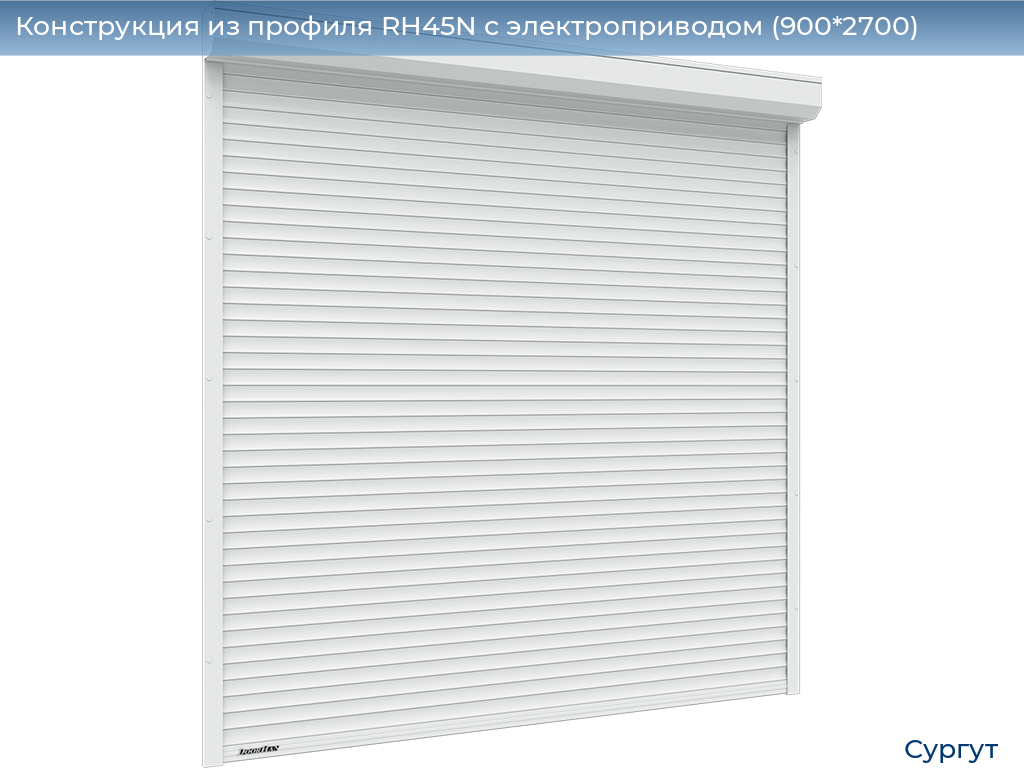 Конструкция из профиля RH45N с электроприводом (900*2700), surgut.doorhan.ru