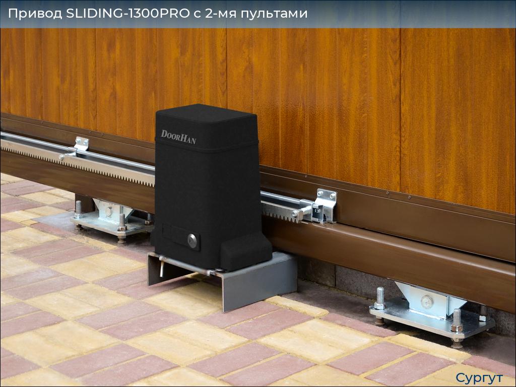 Привод SLIDING-1300PRO c 2-мя пультами, surgut.doorhan.ru