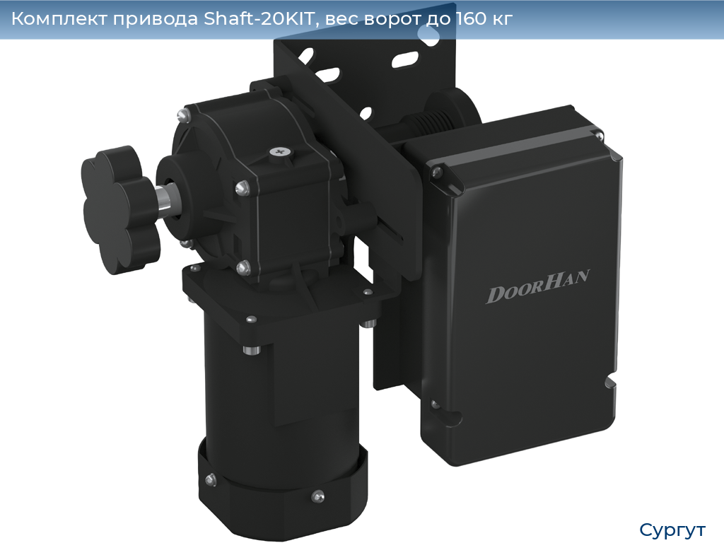 Комплект привода Shaft-20KIT, вес ворот до 160 кг, surgut.doorhan.ru