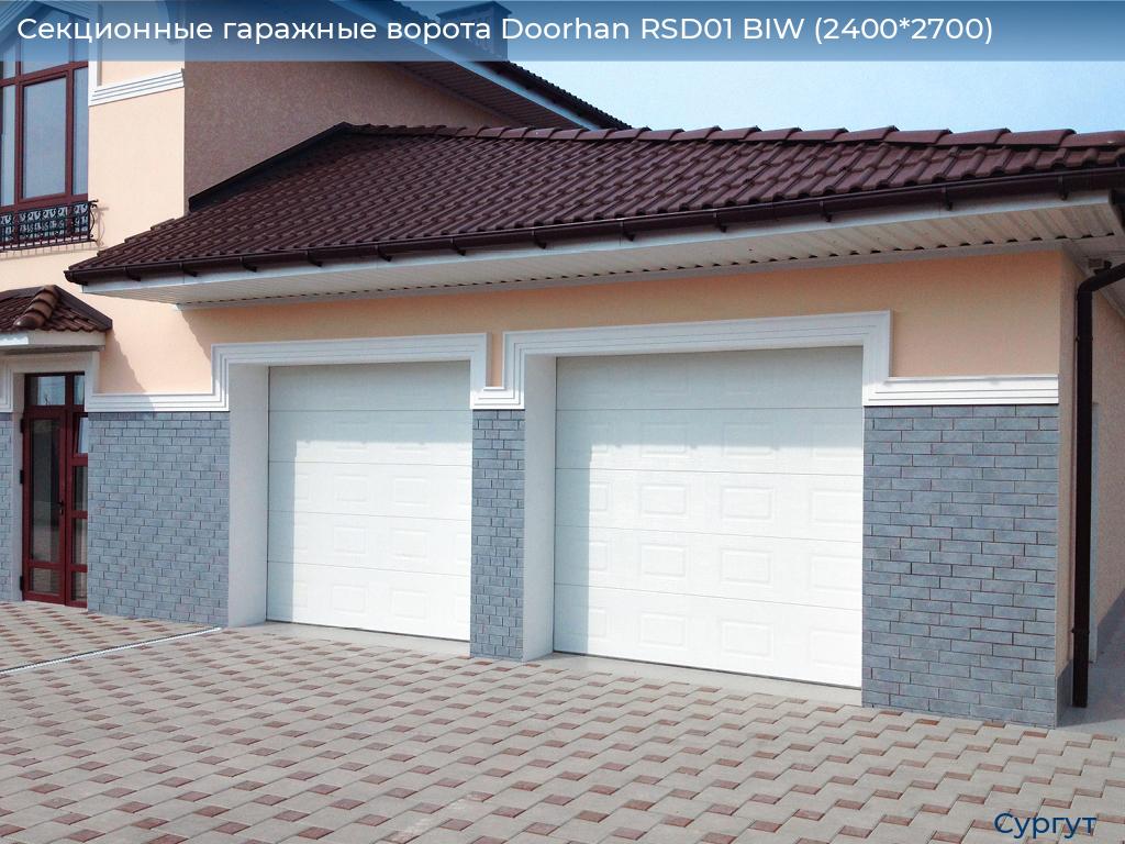 Секционные гаражные ворота Doorhan RSD01 BIW (2400*2700), surgut.doorhan.ru