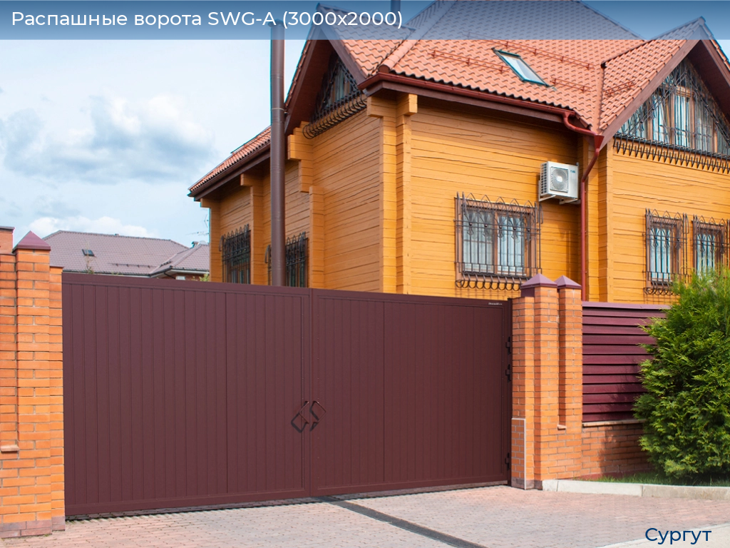 Распашные ворота SWG-A (3000х2000), surgut.doorhan.ru