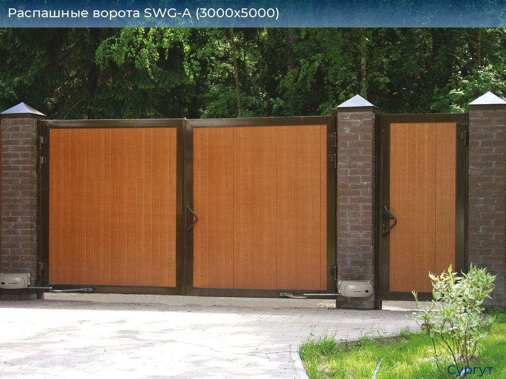 Распашные ворота SWG-A (3000х5000), surgut.doorhan.ru