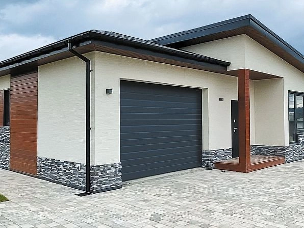 Секционные ворота 2500х2200 мм антрацитовые DoorHan RSD02, surgut.doorhan.ru